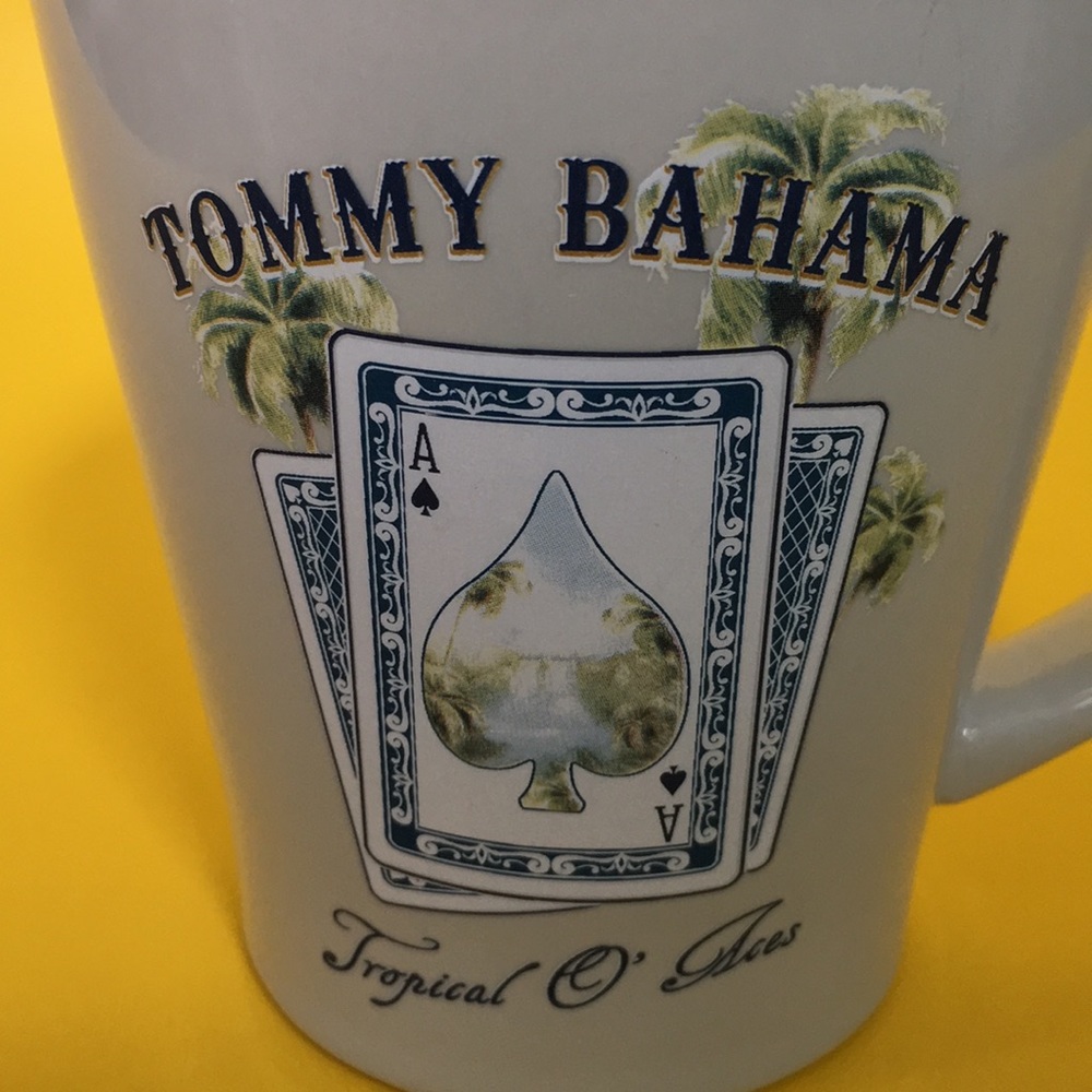 MUG TOMMY BAHAMA tropical O’ Aces coffee cup card